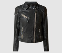 Lederjacke im Biker-Look Modell 'Lulv'