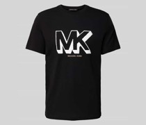 T-Shirt mit Label-Print Modell 'SKETCH MK'