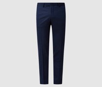Slim Fit Anzughose aus Woll-Elasthan-Mix Modell 'Gordon'