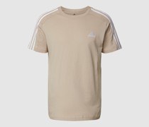 T-Shirt mit Label-Stitching