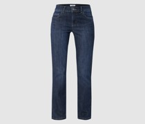 Regular Fit Jeans mit Label-Patch