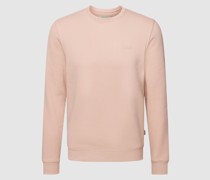 Sweatshirt mit Label-Design Modell 'Downton'