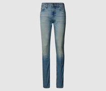 Slim Fit Jeans mit Brand-Detail