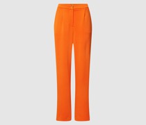 Stoffhose mit Paspeltaschen am Gesäß