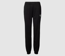 Sweatpants mit Label-Print