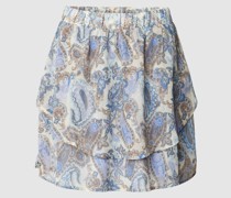 Minirock mit Paisley-Muster Modell 'VIAVELINE'
