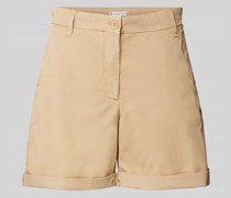 Flared Chino-Shorts mit Gesäßtaschen Modell 'CO BLEND GMD'