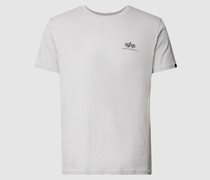 T-Shirt mit Label-Print Modell 'BASIC'