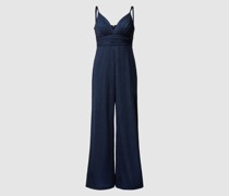 Jumpsuit mit Plisseefalten