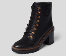 Bikerboots mit Blockabsatz
