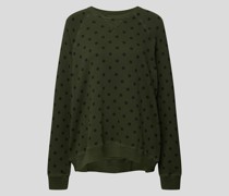 Sweatshirt mit Polka Dots