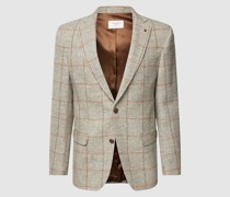 Regular Fit Sakko mit Tartan-Karo Modell 'Theo'