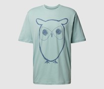 T-Shirt mit Motiv-Print Modell 'big owl'