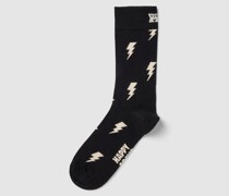 Socken mit Motiv-Print Modell 'Flash'