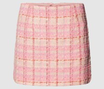 Minirock mit Effektgarn Modell 'BOUCLE HIPSTER SKIRT'