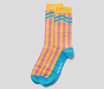 Socken mit Streifenmuster