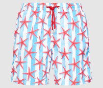 Badehose mit Allover-Muster Modell 'GUSTAVIA'