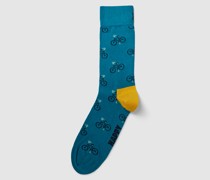 Socken mit Allover-Print Modell 'Bike'