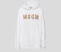 Oversized Hoodie mit Label-Detail