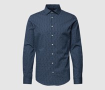 Slim Fit Business-Hemd mit Kentkragen