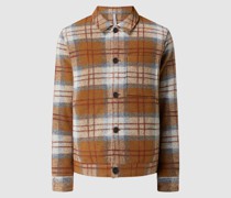 Hemdjacke mit Woll-Anteil