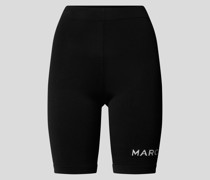 Radlerhose mit Label-Print