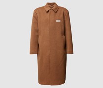 Mantel mit Label-Print Modell 'Barcode Carcoat'