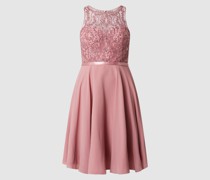 Cocktailkleid mit Strasssteinbesatz
