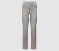 Jeans mit Label-Details Modell 'Cici'