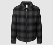 Jacke aus woll-Mix mit Umlegekragen