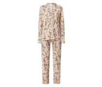 Pyjama mit floralem Muster