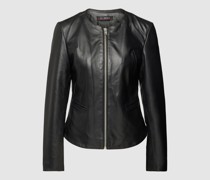 Jacke in Leder-Optik