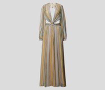 Maxikleid mit Streifenmuster