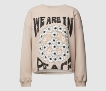 Sweatshirt mit Motiv-Print Modell 'Daisy'