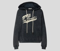 Hoodie mit Label-Print