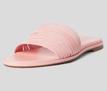 Pantolette aus echtem Leder