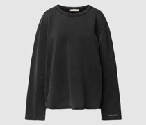 Sweatshirt mit Label-Stitching Modell 'Palma'