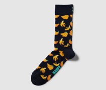 Socken mit Allover-Muster Modell 'Banana'