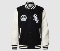 College-Jacke mit Label-Detail
