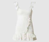 Minikleid aus floraler Spitze
