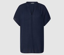 Bluse in semitransparenter Optik