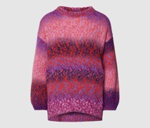 Strickpullover mit überschnittenen Schultern