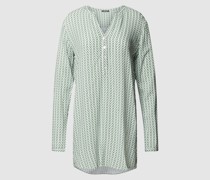 Blusenshirt mit Allover-Muster
