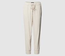Verkürzte Jogpants mit elastischem Bund Modell 'CARY'