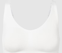 Bustier mit Label-Print Modell 'Naked'