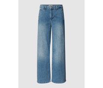 Jeans mit Label-Patch Modell 'Story Jeans'