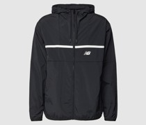 Trainingsjacke mit Label-Stitching