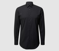 Slim Fit Business-Hemd mit Stretch-Anteil