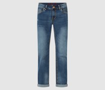Straight Fit Jeans mit Lyocell-Anteil Modell 'Freddy'