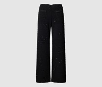 Stoffhose mit Paillettenbesatz Modell 'ELAINE'